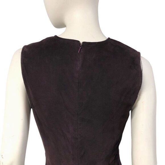 Theory Red Sleeveless Sheath Dress Mock Neck Midi - Picture 9 of 12